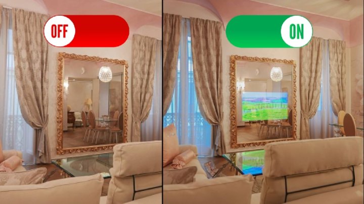 Mirror TV in un appartamento nel centro di Torino