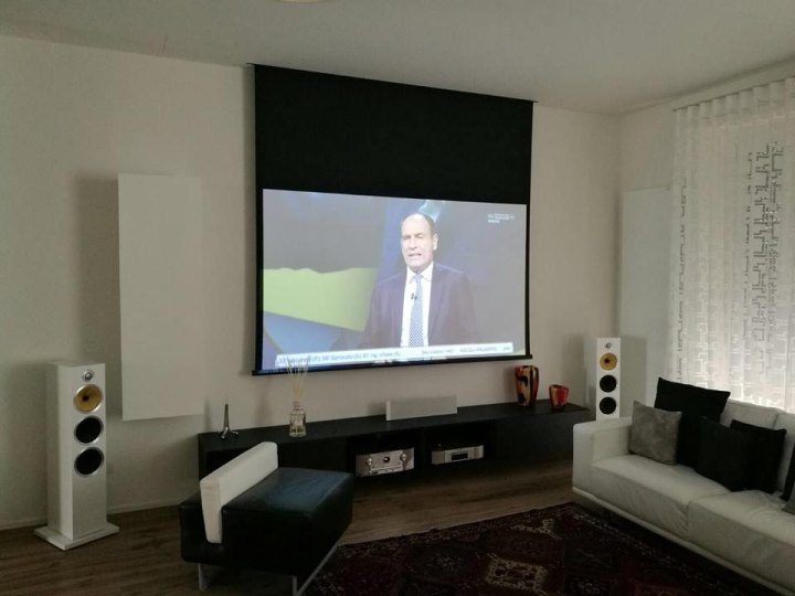 Sala cinema in soggiorno